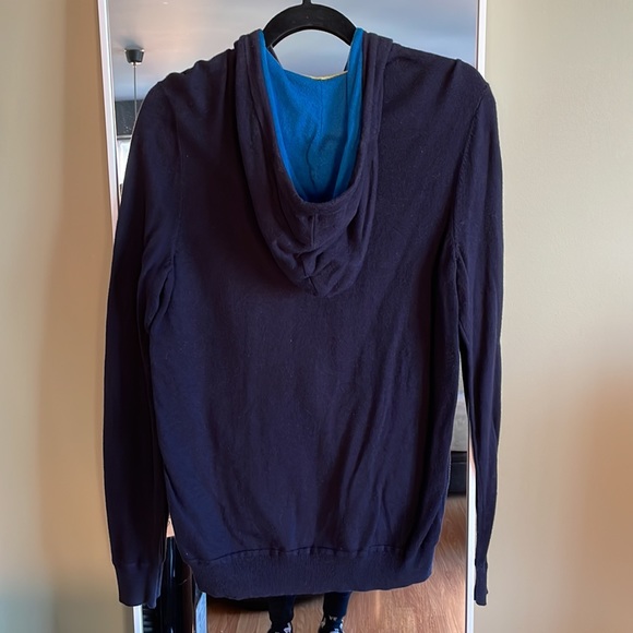 RW&CO. Navy Hoodie with Zip - Picture 4 of 4